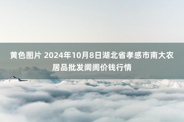 黄色图片 2024年10月8日湖北省孝感市南大农居品批发阛阓价钱行情