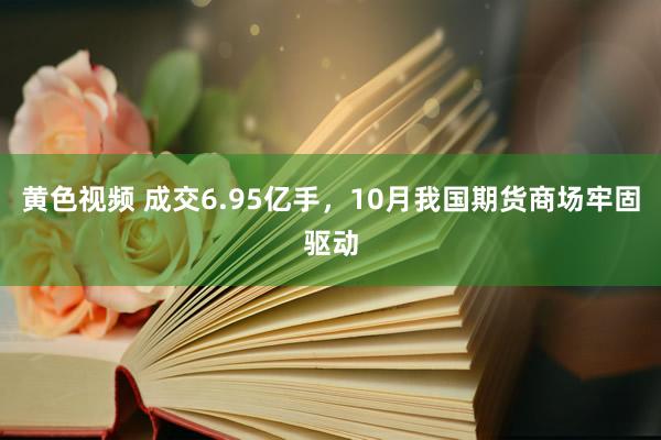 黄色视频 成交6.95亿手，10月我国期货商场牢固驱动