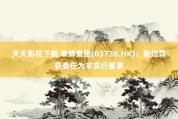 天天影院下载 阜博集团(03738.HK)：陈筠霖获委任为非实行董事