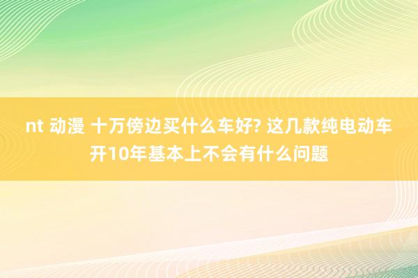 nt 动漫 十万傍边买什么车好? 这几款纯电动车开10年基本上不会有什么问题