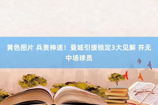 黄色图片 兵贵神速！曼城引援锁定3大见解 并无中场球员